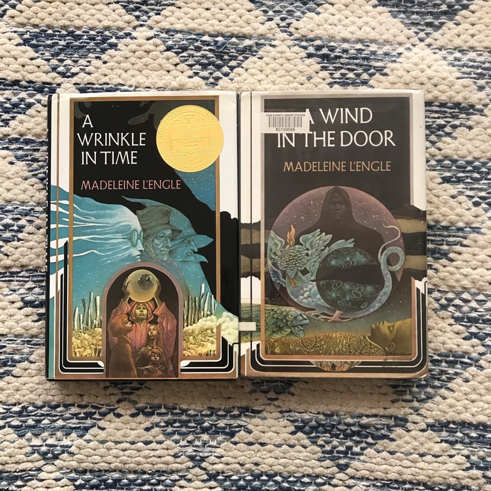 Vintage Madeleine L’Engle A Wrinkle in Time Hardcover Book Set